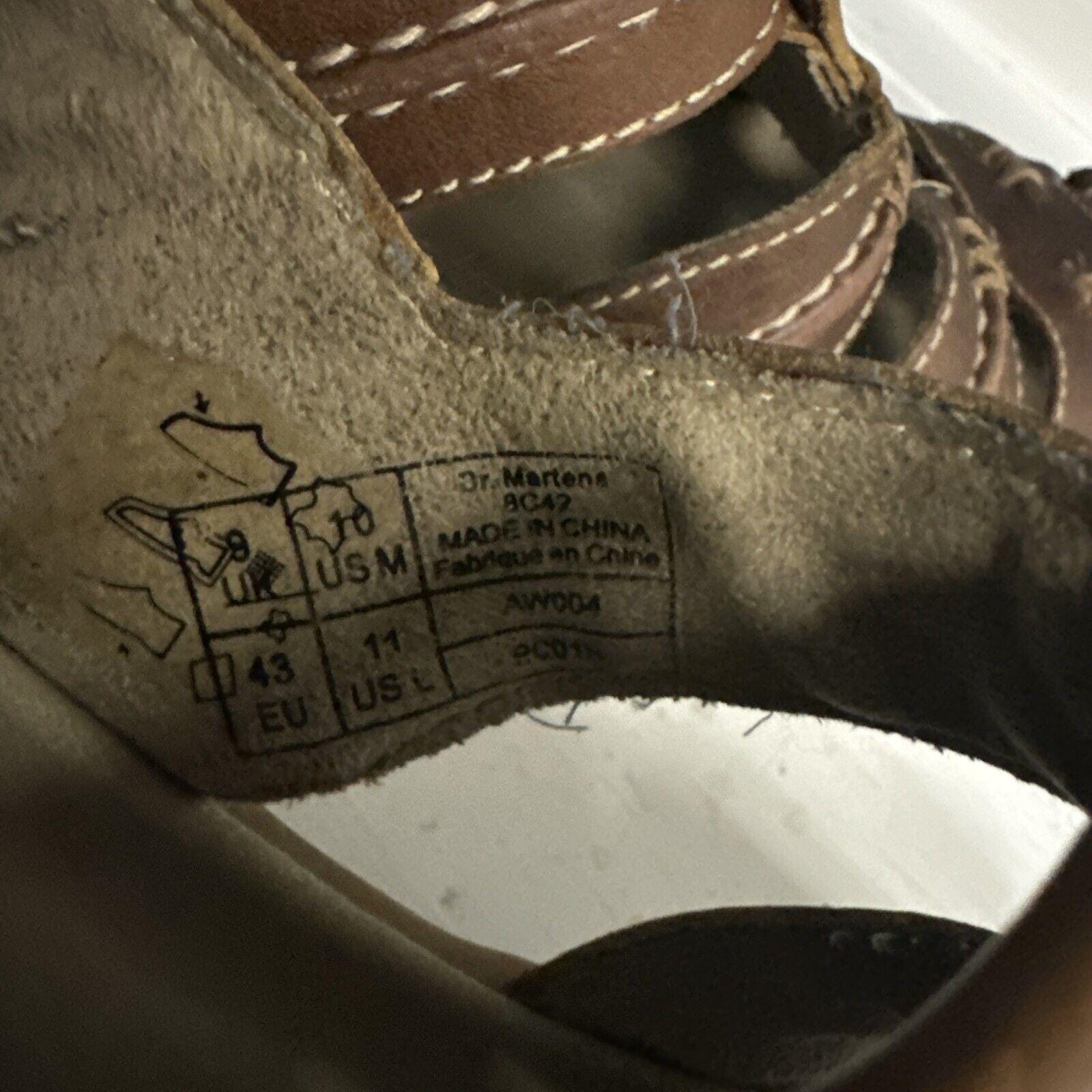 Vintage Y2K Dr. Martens Sandals Fisherman Strap Brown 