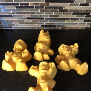 Lot Of 8 Vtg Ducktales Jello Molds Huey Dewey Louie & Webby Daisy Duck Disney