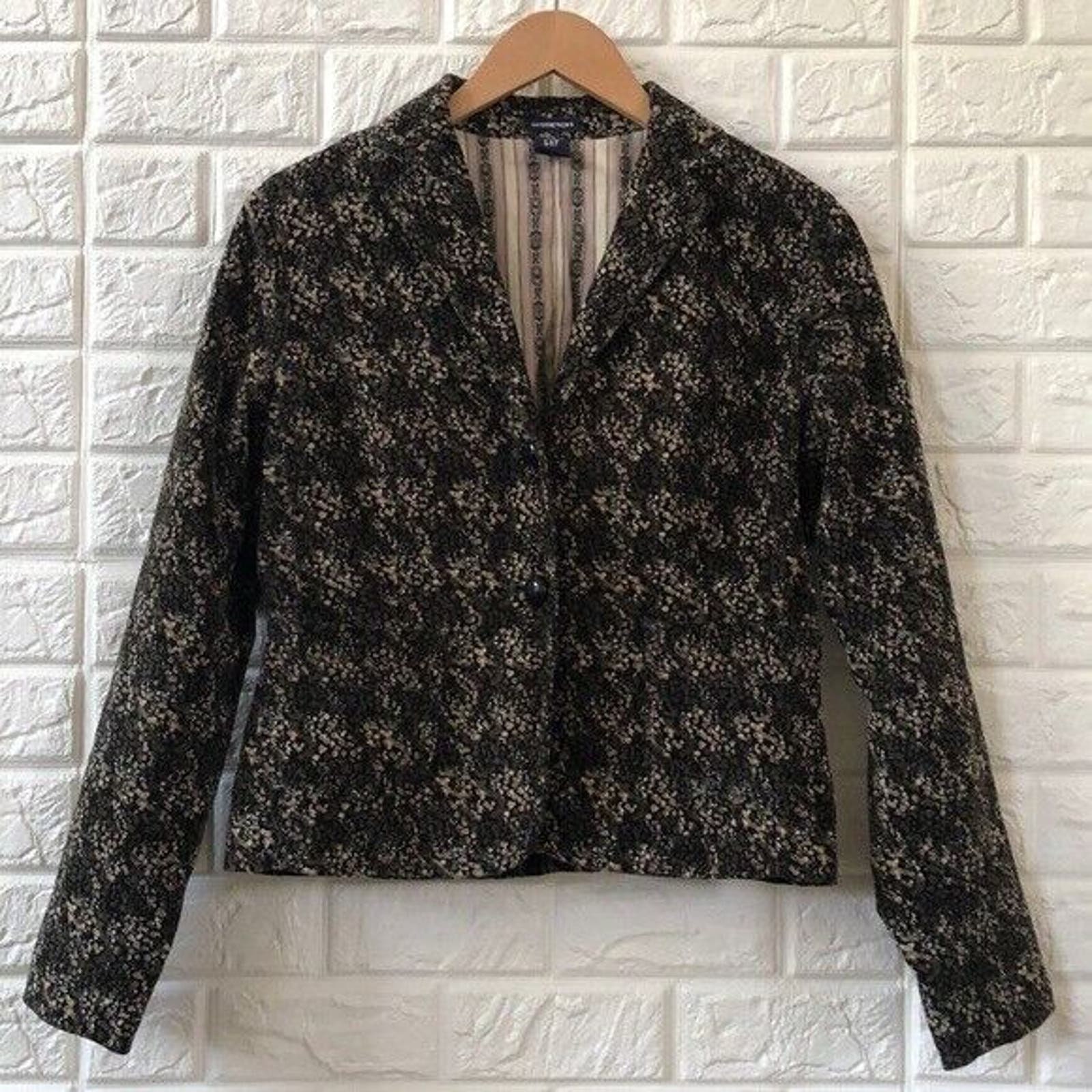 GAP Stretch Corduroy Vintage Plaid Print Blazer Womens Size 4 Etsy Ireland