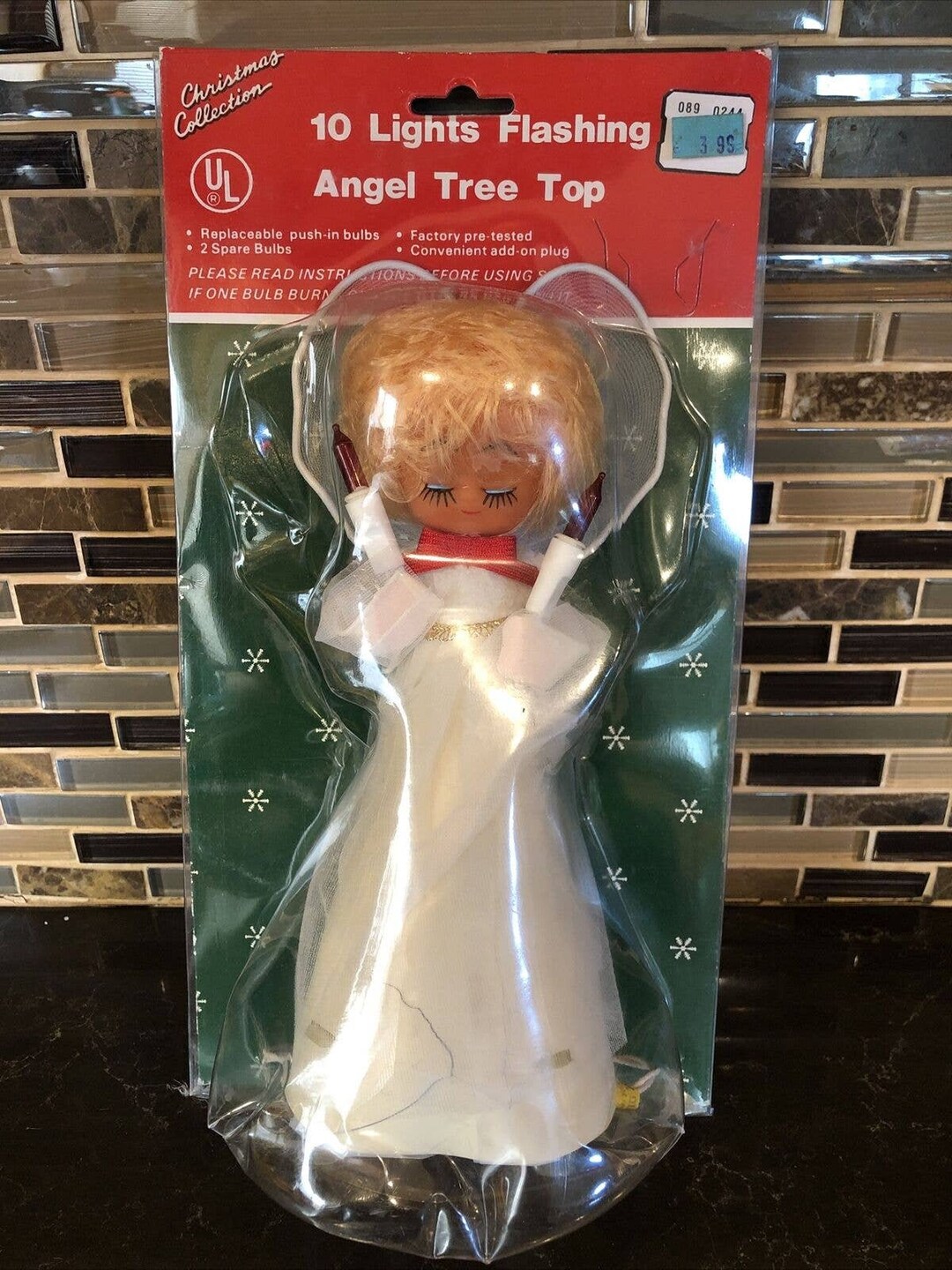 8.75 Vintage 10light Incandescent ANGEL CHRISTMAS Tree Etsy