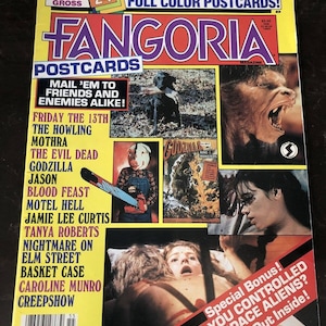 Vintage Fangoria Magazine Vol 1 Volume #1 Mancano alcune cartoline