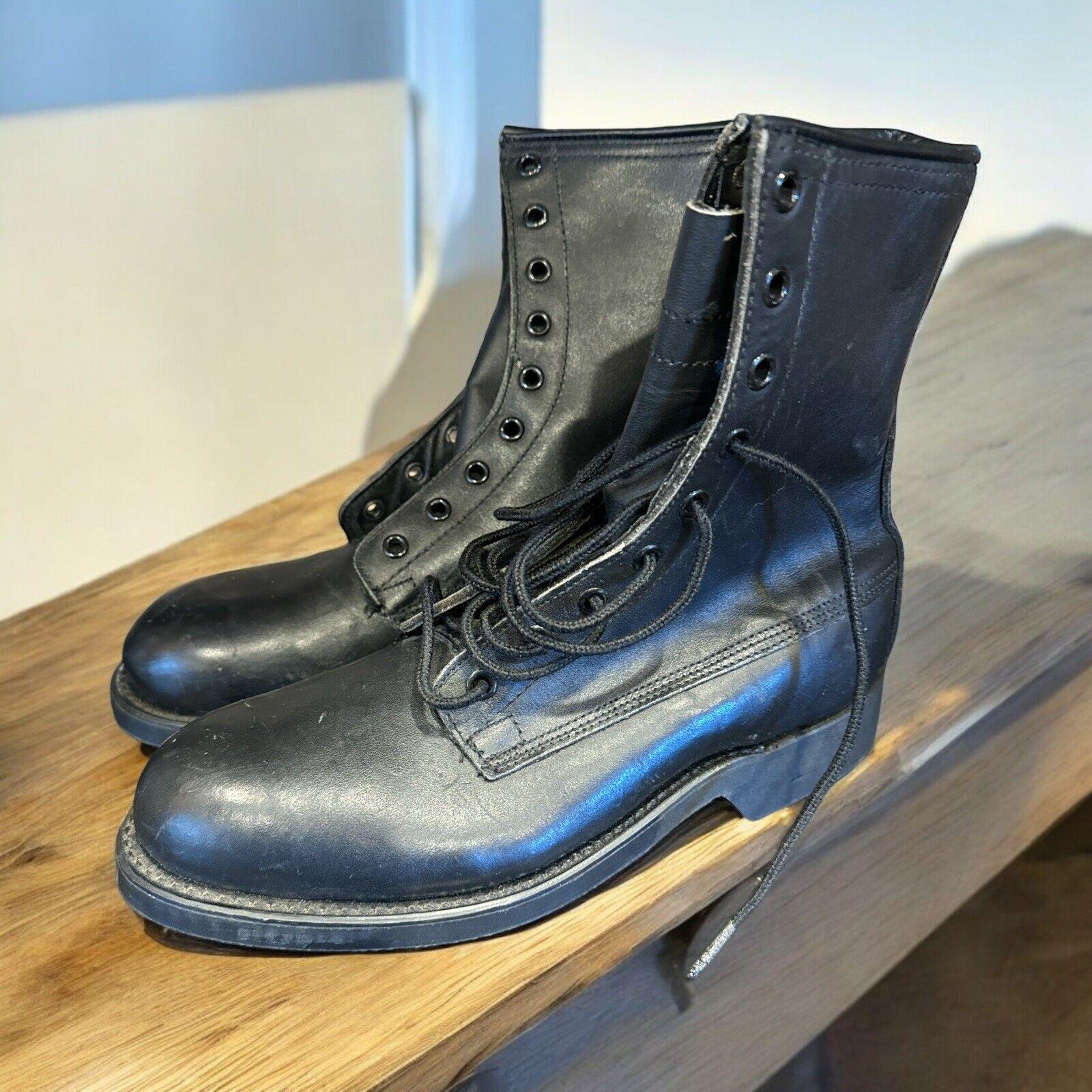 未使用 70S ADDISON SHOE COMPANY コンバットブーツ 26 C. 1978 Vintage -addison Shoe Co.- US Military Spec Black