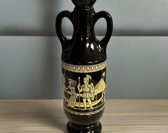 VINTAGE 1962 JIM BEAM Whiskey Decanter Bottle Egyptian Urn