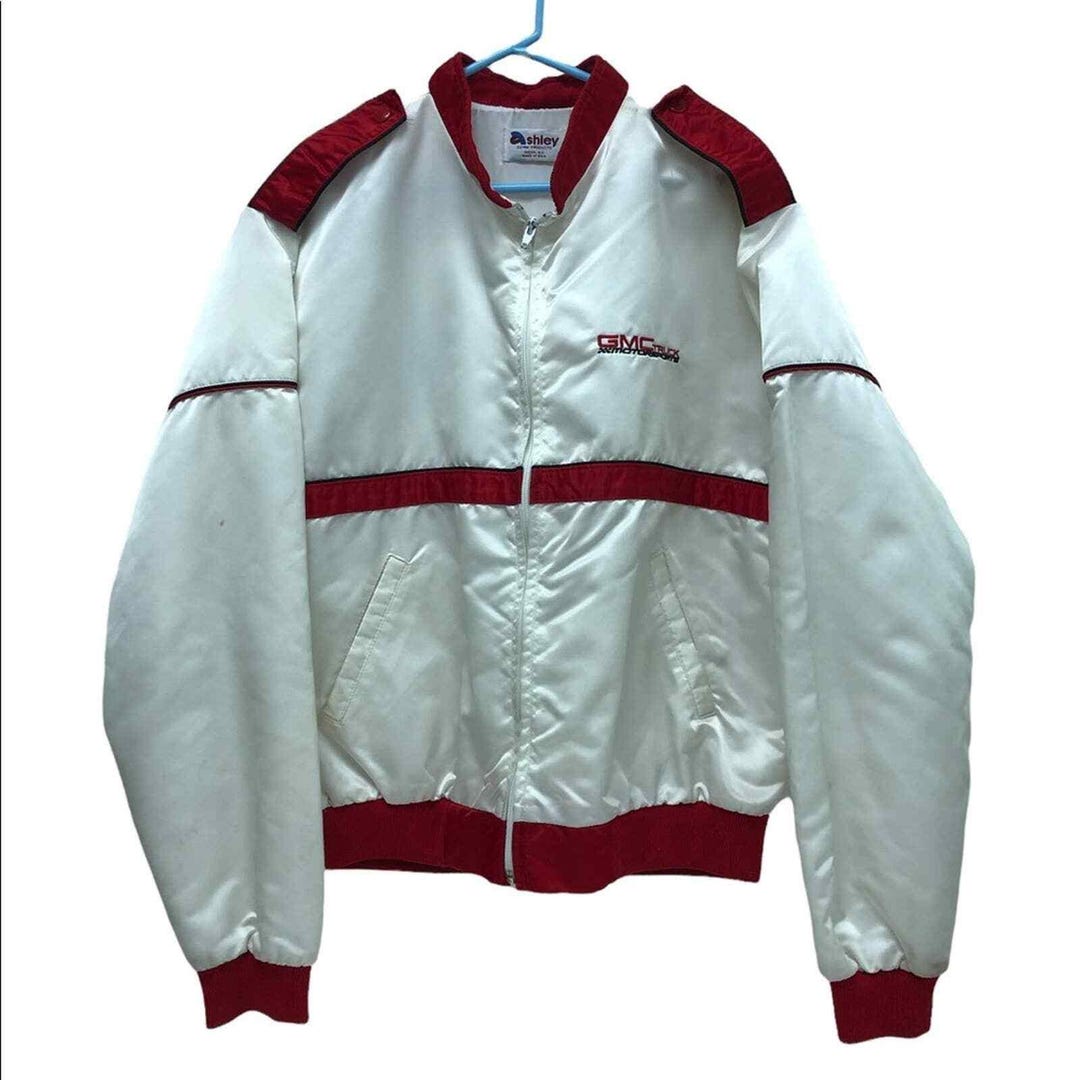 Ashley Force Racing Jacket Vintage Ashley GMC MOTORSPORTS Racing Silky Bomber Jacket - Etsy