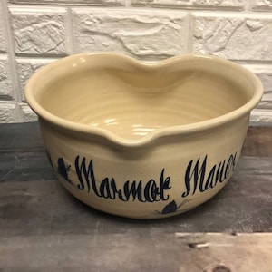 Vtg Marshall Pottery Heart Popcorn Bowl chamber pot Master potter Bill Cole