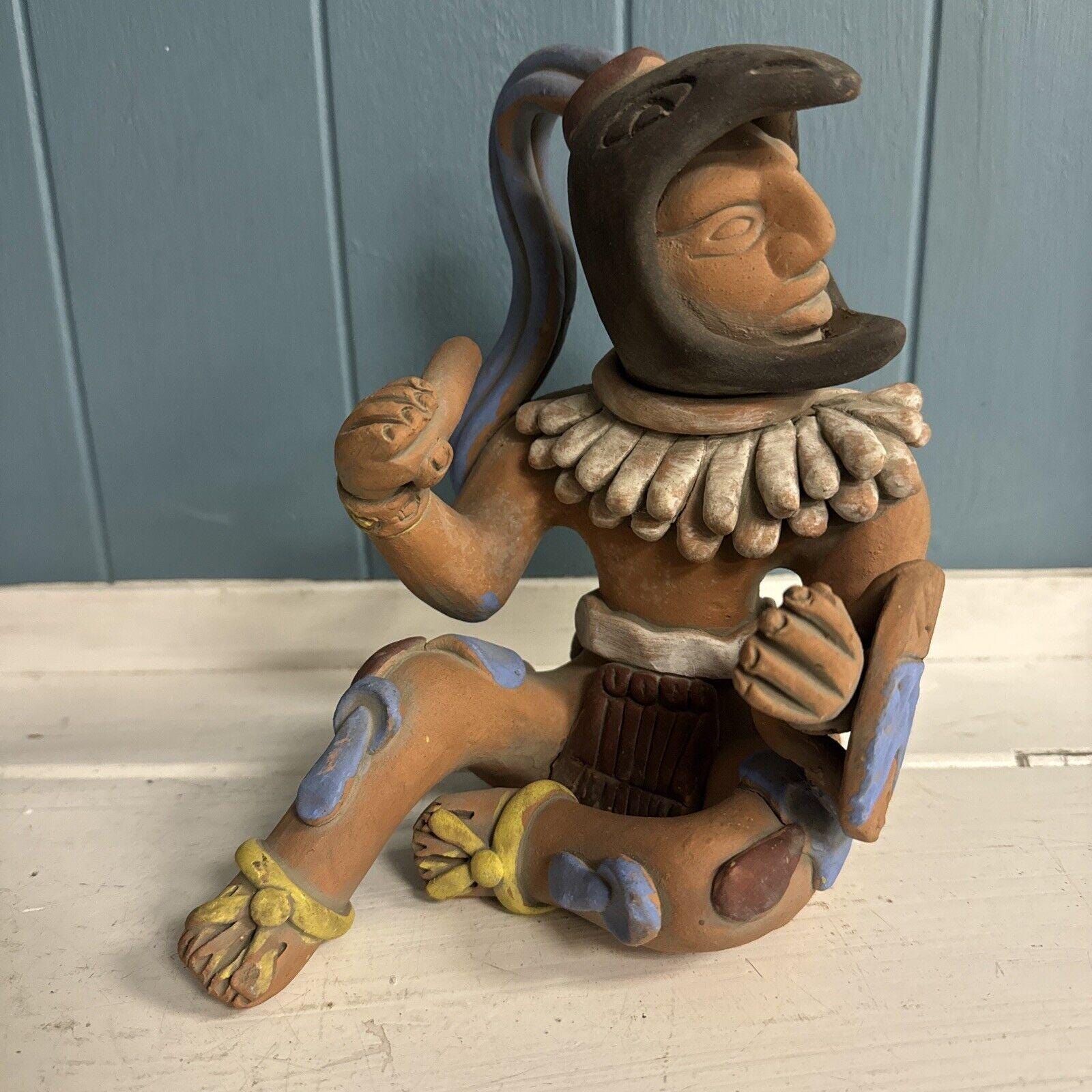 メキシコの民芸品 粘土 マヤ アステカ ヴィンテージ レプリカ