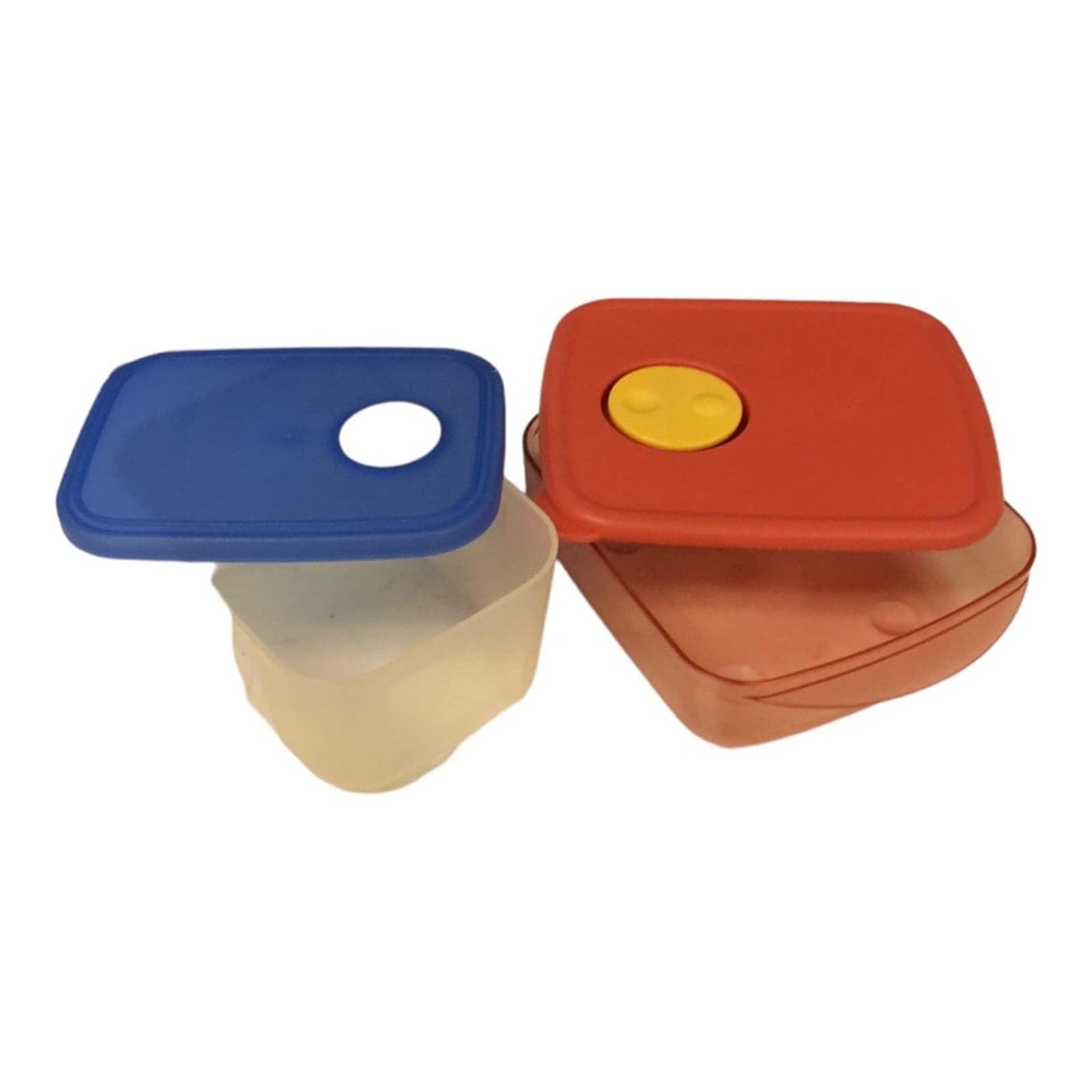 2er Set Vintage Tupperware Vorratsbehälter 3385-A 2,5 Tassen + 41380-4