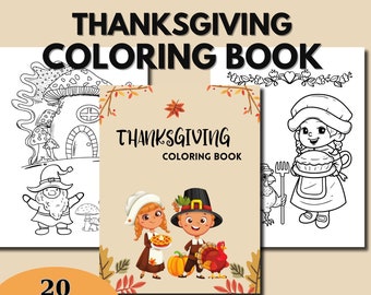 Happy Thanksgiving, Malbuch, Herbst Ausmalseiten, Herbst Malseiten, Herbst Malseite, Herbst Malseite, für Mädchen und Jungen