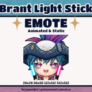Wuthering Waves Brant Animated and Static Emote, for Twitch, Discord, YouTube | WuWa Brant Emote, WuWa Emotes