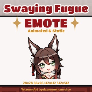Honkai Star Rail Fugue Animated and Static Emote, for Twitch, Discord, YouTube | Fugue HSR, Star Rail Emotes