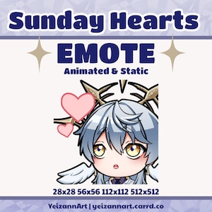 Honkai Star Rail Sunday Animated and Static Emote, for Twitch, Discord, YouTube | Sunday HSR, Star Rail Emotes