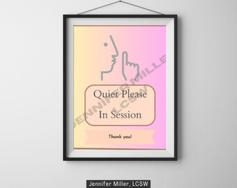 Señal de terapia/consejería durante la sesión