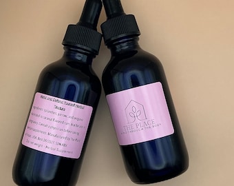 Tintura de hierbas para curarse y defenderse / Spilanthes, milenrama, orégano / Alivio de la gripe y el resfriado / Remedio natural artesanal