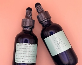 Tintura de hierbas Relax Yourself / Pasiflora, escutelaria, hipérico / Mezcla de hierbas para calmar