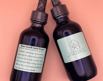 Tintura de hierbas Please Yourself / Pasiflora, Shatavari, Melisa, Salvia roja / Equilibrio emocional y bienestar / Libido