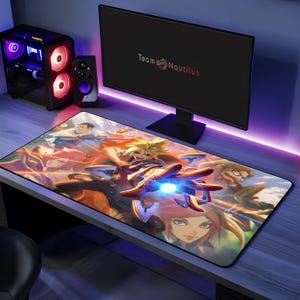 Ezreal Skin Collection Desk Mat | League of Legends