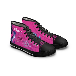 Custom Jinx High Top Sneakers | Arcane League of Legends Women&#39;s Shoes | Graffiti Style Streetwear
