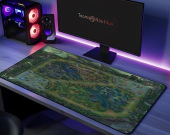 Summoners Rift Map | League of Legends Desk Mat | 80cm x 40cm