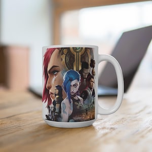 Vi & Jinx mug - White Coffee Mug, 11oz, 15oz