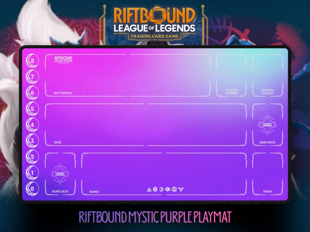 Riftbound Mystic Purple Playmat (riftbound TCG - 24
