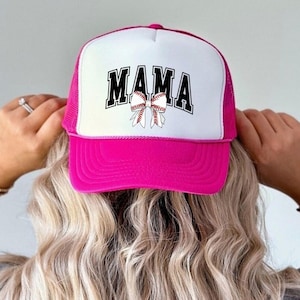 Baseball Mom Hat Baseball Mama Hat Custom Trucker Hat for Mom Baseball Hat Baseball Mom Gifts Baseball Mom Accessories Baseball Mama Gift