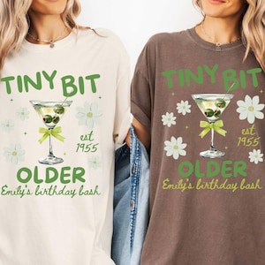 70th Birthday Shirt Gift for Her, 70th Birthday Party Shirts, Martini Birthday T-shirt Born In 1955 T shirt 70th Gift Seventies birthday