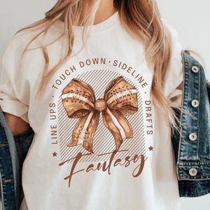 Fantasy Football Shirt for Women, Comfort Colors Tshirt, Game Day Shirt, Cute Fantasy Football Gift for Women, Fantasy Champion Tee Gift
