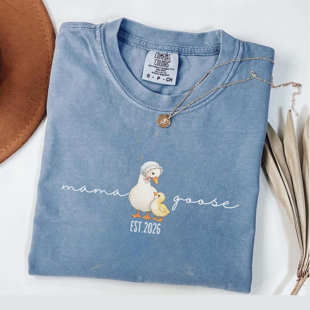 First Mothers Day Gift, Mama Goose Shirt Mother's Day Gifts, Spring Pregnancy Announcement