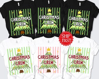 Camiseta personalizada para crucero familiar navideño, camisetas a juego para crucero navideño de primos 2026, camisetas personalizadas para grupos de viajes de vacaciones y reuniones familiares.