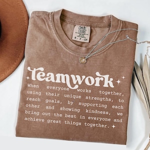 Teamwork Gift Shirt: Employee Appreciation, Boss Mentor, Leadership