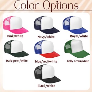 Gorra de camionero personalizada para el 40 cumpleaños, gorra para fiesta de cumpleaños número 40 para chicas, regalo personalizado para el 40 cumpleaños, gorra Est. 1986, recuerdos para el 40 cumpleaños. imagen 5