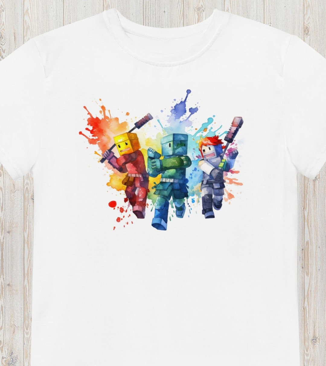 T-shirt design for a roblox content creator 100% creativity, T-shirt  contest