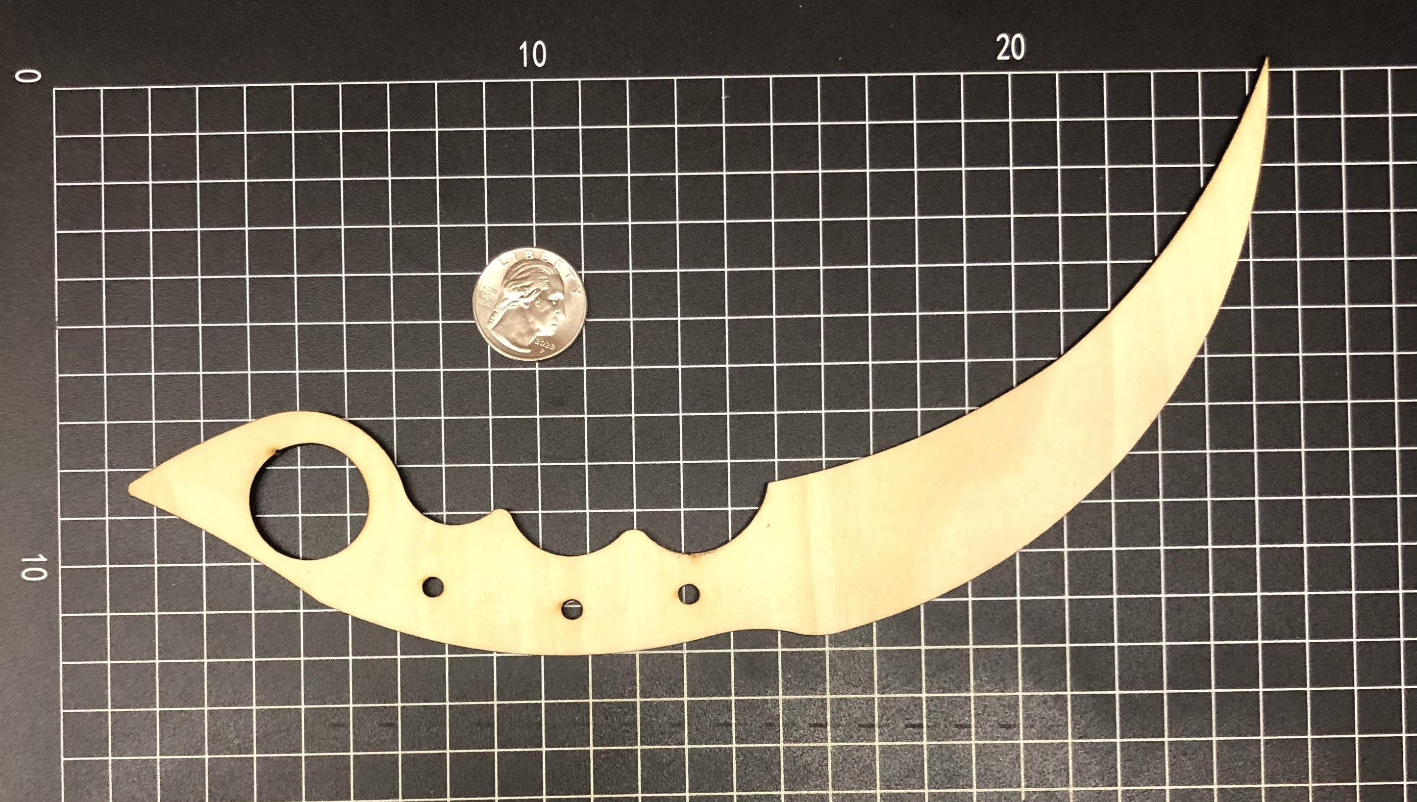Karambit Knife Template - Etsy