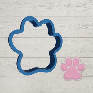 Animal Paw Shaped Cookie Cutter | 2&quot;-6&quot; Sizes Available