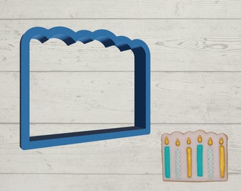 Birthday Candles Cookie Cutter | 2"-6" Sizes Available