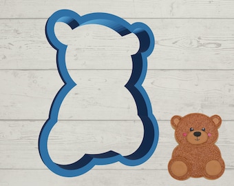 Teddy Bear Cookie Cutter | 2"-6" Sizes Available