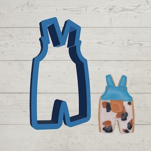 Baby Overalls Cookie Cutter | 2&quot;-6&quot; Sizes Available