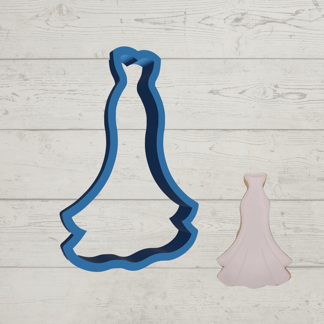 mermaid dress cookie cutter Little Mermaid - Ariel Pink Dress 266-C696 Cookie Cutter Set