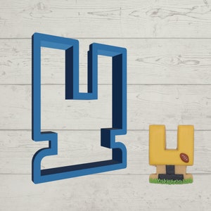 Football Goal Post Cookie Cutter | 2"-6" Sizes Available