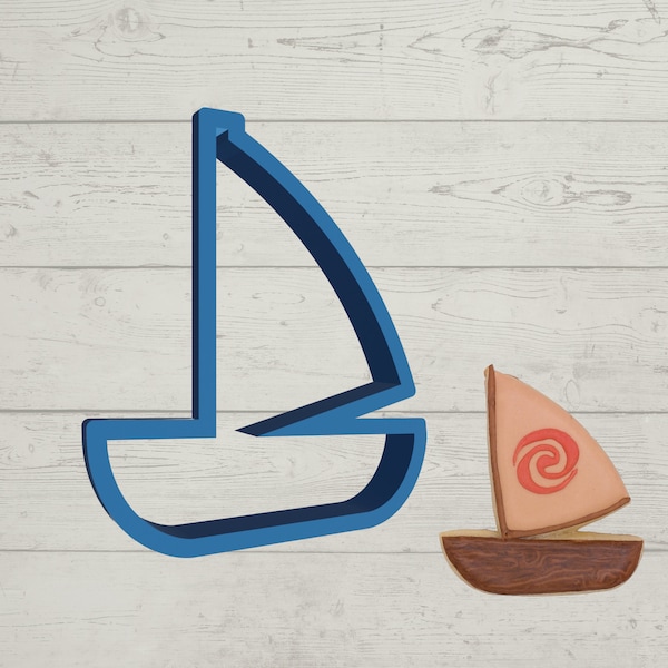 Sail Boat Cookie Cutter | 2"-6" Sizes Available