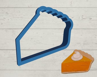 Pie Slice Cookie Cutter | 2"-6" Sizes Available