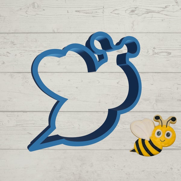 Bumblebee Cookie Cutter | 2"-6" Sizes Available