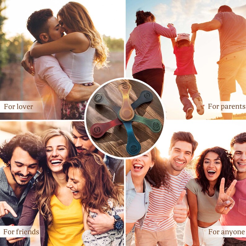 Personalized Leather Bookmark, Custom Leather Bookmark