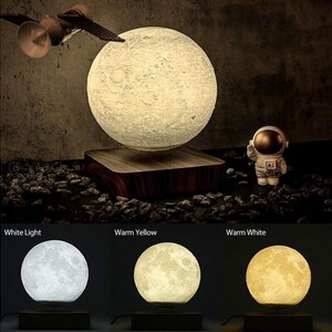 Mind-Glowing Galaxy Moon Lamp - Cool Space Night Light for Kids -  Touch/Remote Control, 16 Colors, Stand - Teen Girls Trendy Stuff - Birthday  Gifts