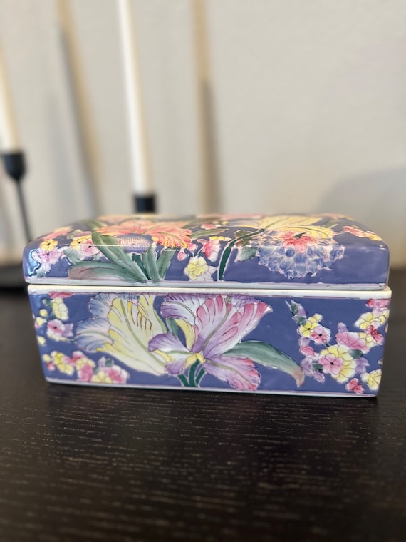 Vintage chinoiserie jewelry box - Gem