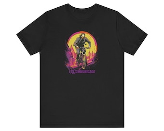 John Wick eXCommunicado MTB Shirt, Unisex Airlume Cotton Cycling Tee