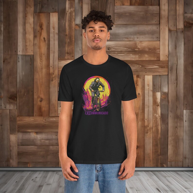 John Wick eXCommunicado MTB Shirt, Unisex Airlume Cotton Cycling Tee image 8