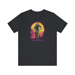 John Wick eXCommunicado MTB Shirt, Unisex Airlume Cotton Cycling Tee image 3