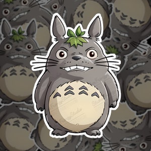 Cute My Neighbor Totoro - Studio Ghibli Sticker