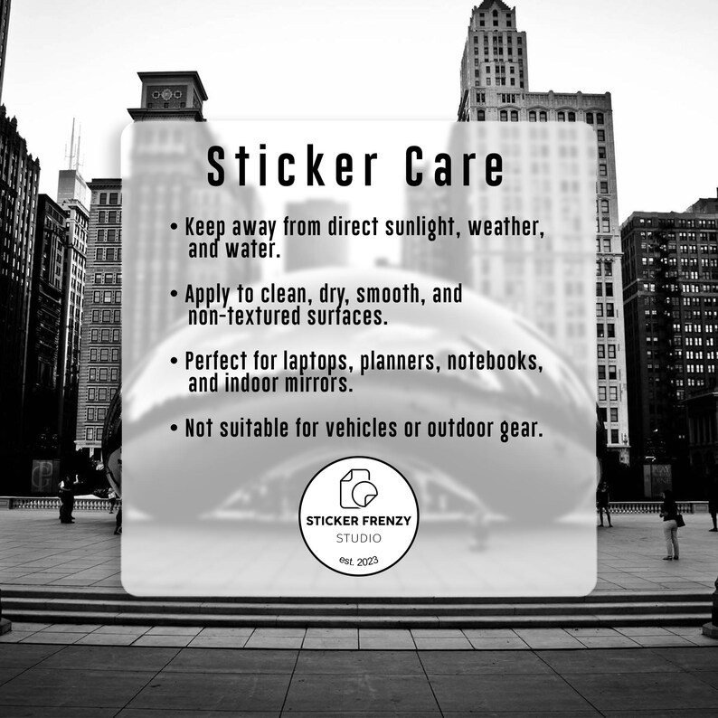 Sticker Care